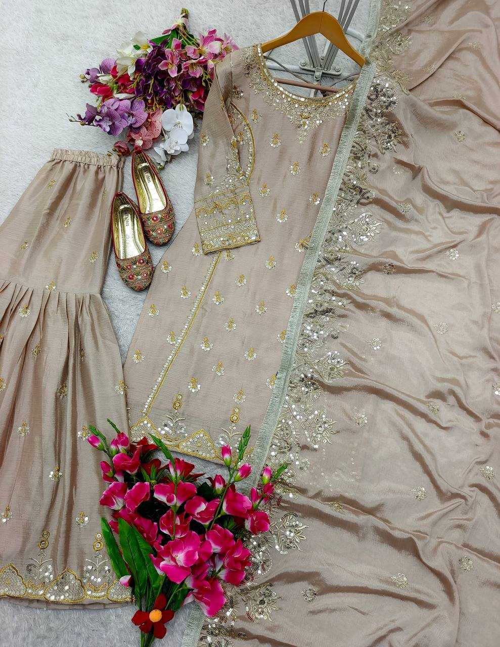 Ynf Chinon Silk KESH506 1169 Suits & Dresses Wholesale Ladies Suits Embroidery Suits Designer Suits Manufacturer