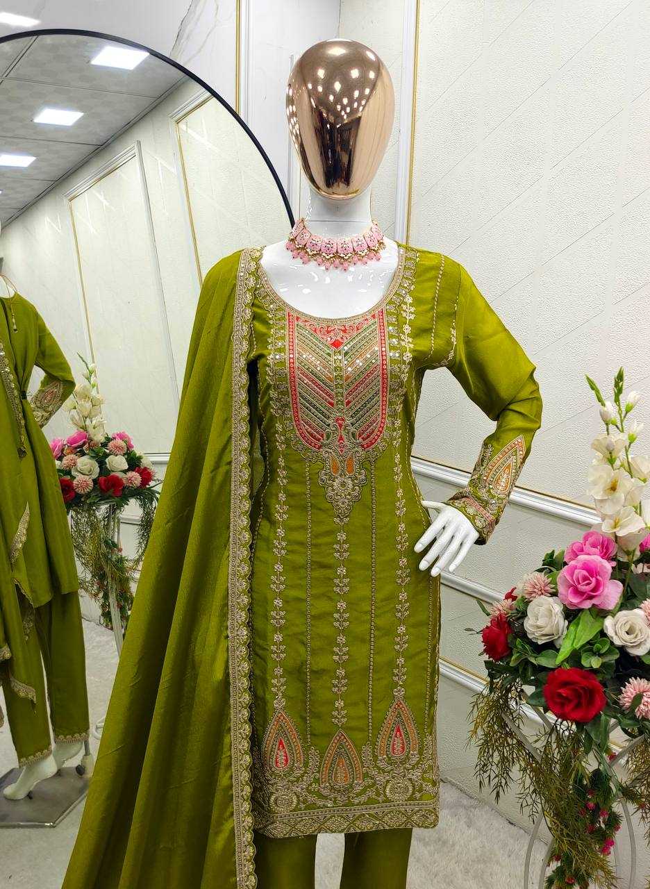 Ynf Chinon Silk KESH506 1170 Suits & Dresses Wholesale Ladies Suits Embroidery Suits Designer Suits Manufacturer
