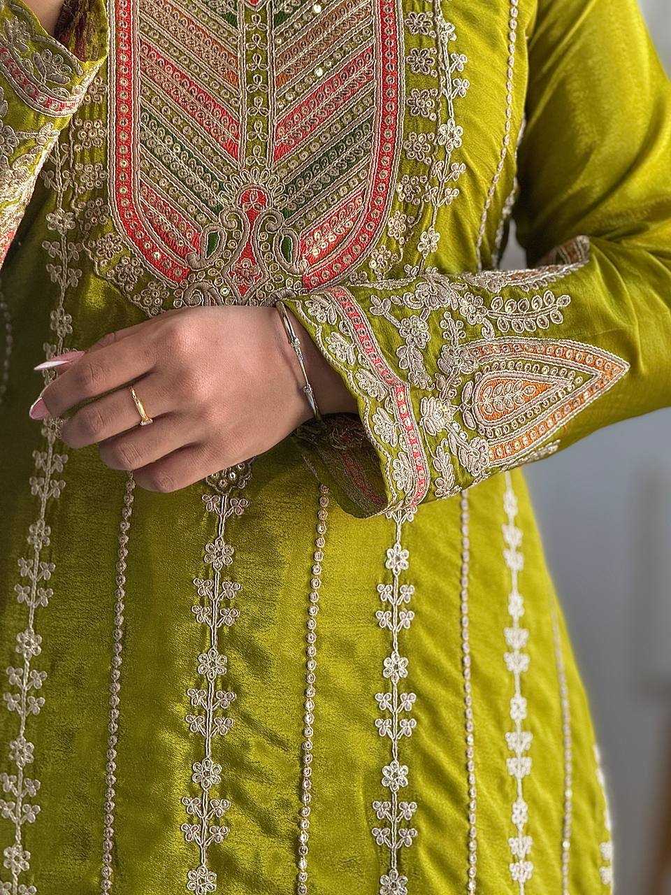 Ynf Chinon Silk KESH506 1170 Suits & Dresses Wholesale Ladies Suits Embroidery Suits Designer Suits Manufacturer