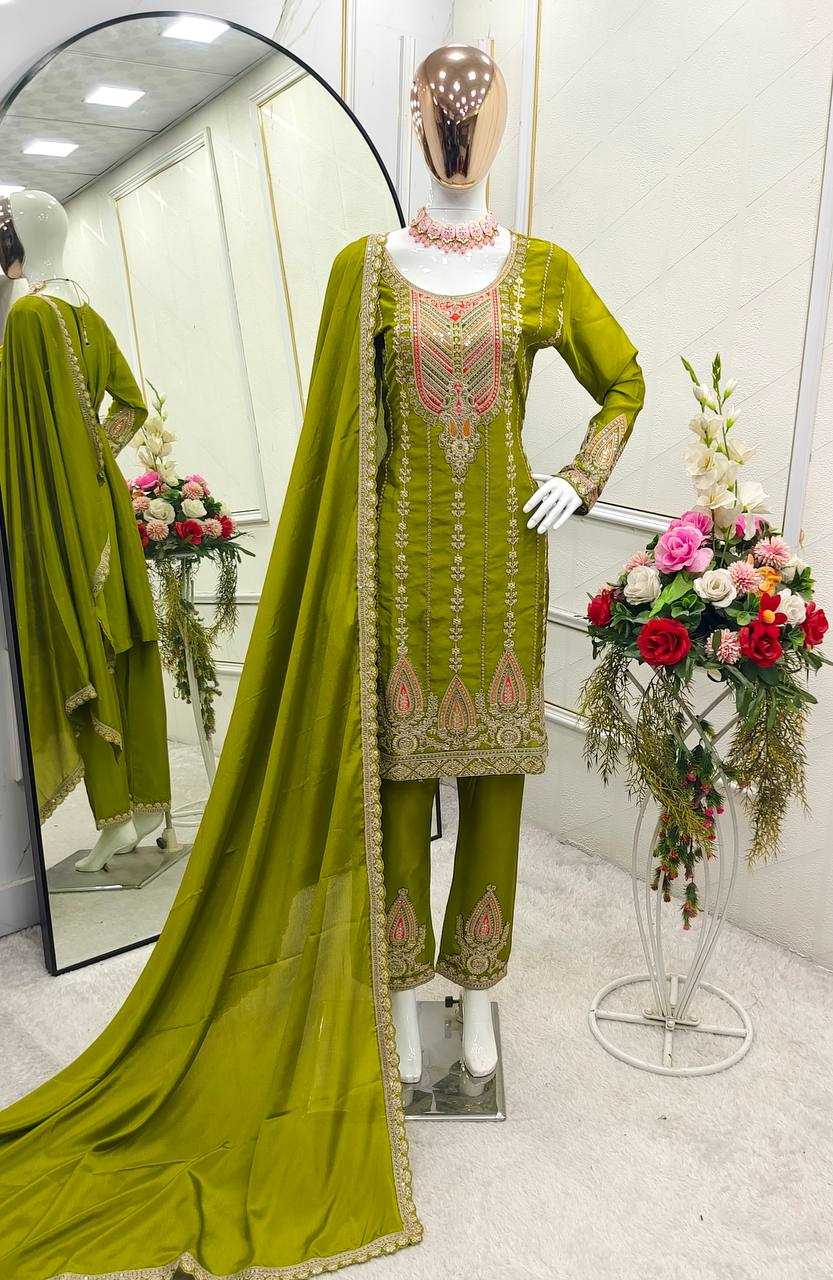 Ynf Chinon Silk KESH506 1170 Suits & Dresses Wholesale Ladies Suits Embroidery Suits Designer Suits Manufacturer