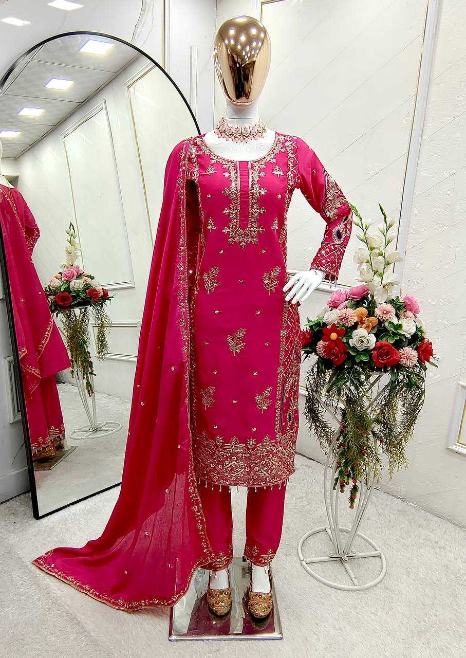 Ynf Chinon Silk KESH506 1173 Suits & Dresses Wholesale Ladies Suits Embroidery Suits Designer Suits Manufacturer