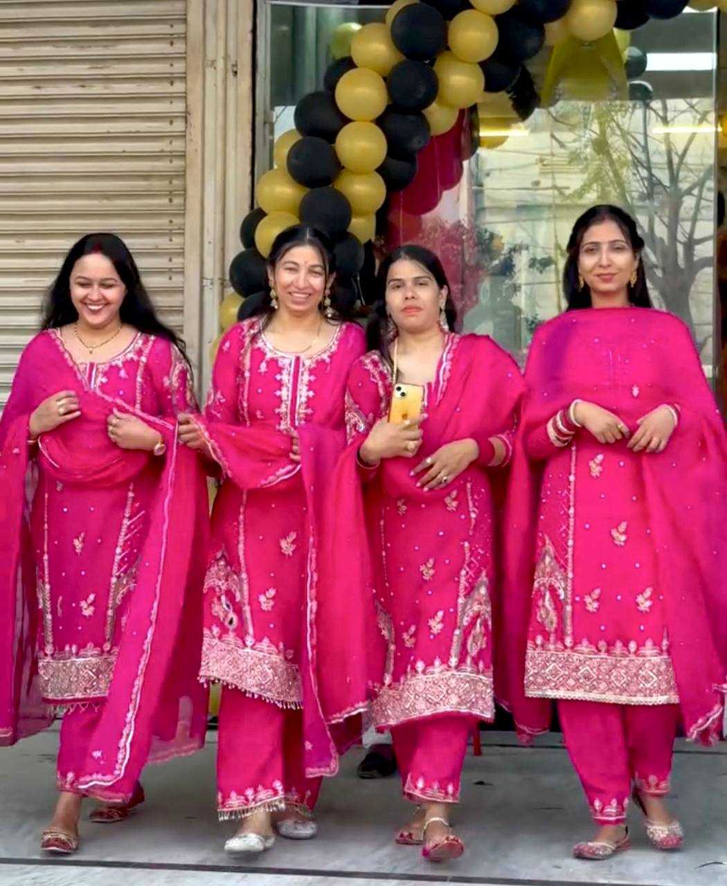 Ynf Chinon Silk KESH506 1173 Suits & Dresses Wholesale Ladies Suits Embroidery Suits Designer Suits Manufacturer