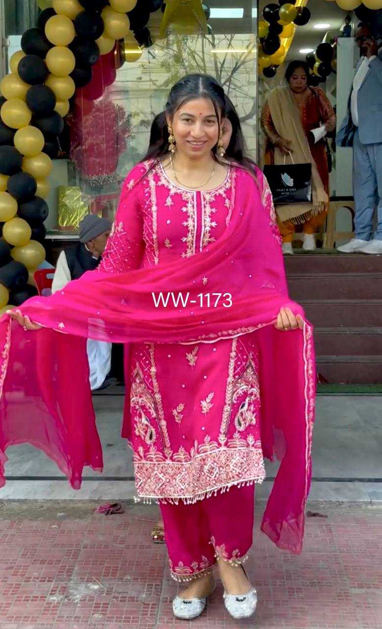 Ynf Chinon Silk KESH506 1173 Suits & Dresses Wholesale Ladies Suits Embroidery Suits Designer Suits Manufacturer