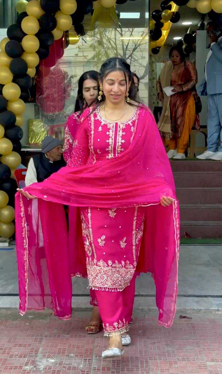 Ynf Chinon Silk KESH506 1173 Suits & Dresses Wholesale Ladies Suits Embroidery Suits Designer Suits Manufacturer