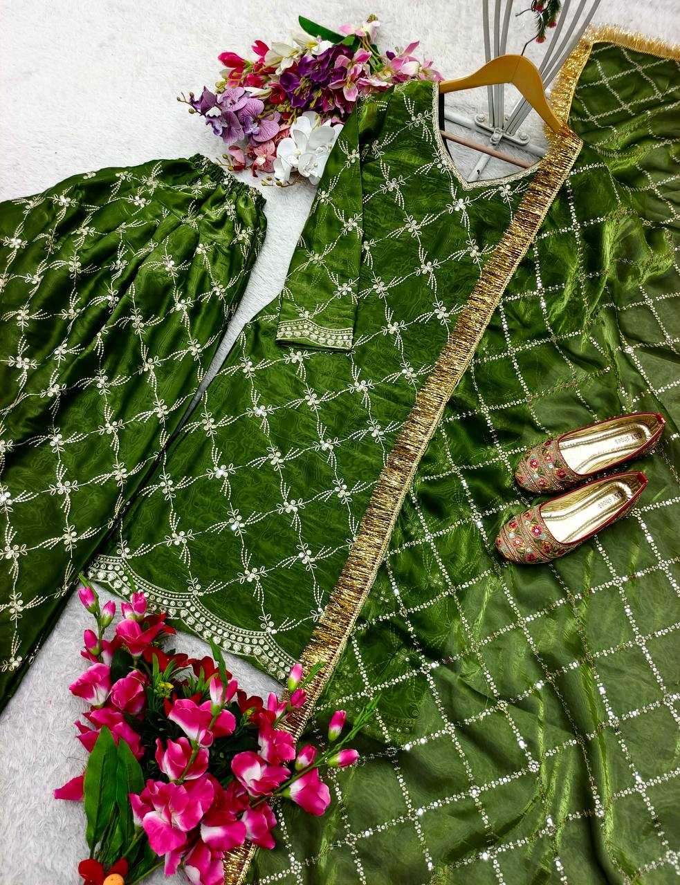 Ynf Chinon Silk KESH506 1175 Suits & Dresses Wholesale Ladies Suits Embroidery Suits Designer Suits Manufacturer
