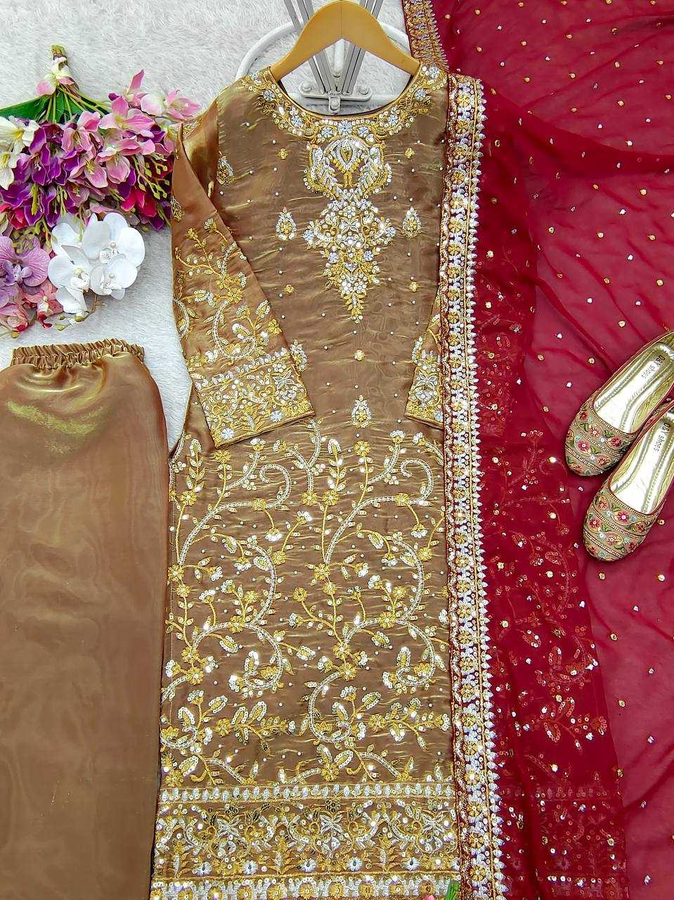 Ynf Chinon Silk KESH506 1176 Suits & Dresses Wholesale Ladies Suits Embroidery Suits Designer Suits Manufacturer