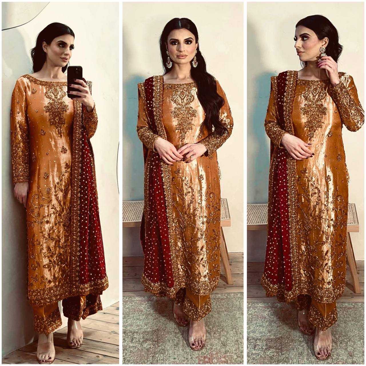 Ynf Chinon Silk KESH506 1176 Suits & Dresses Wholesale Ladies Suits Embroidery Suits Designer Suits Manufacturer