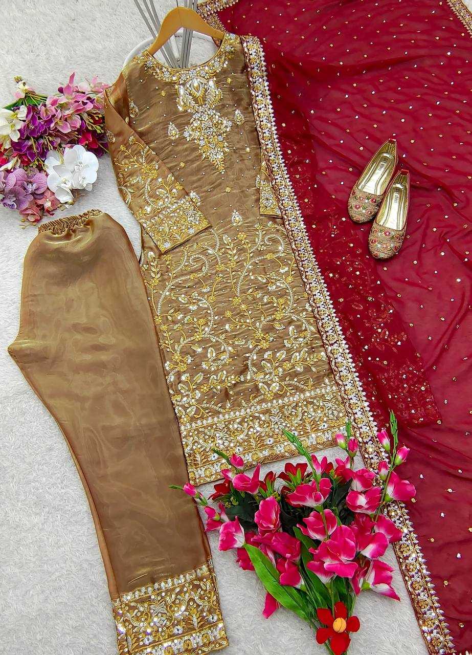 Ynf Chinon Silk KESH506 1176 Suits & Dresses Wholesale Ladies Suits Embroidery Suits Designer Suits Manufacturer