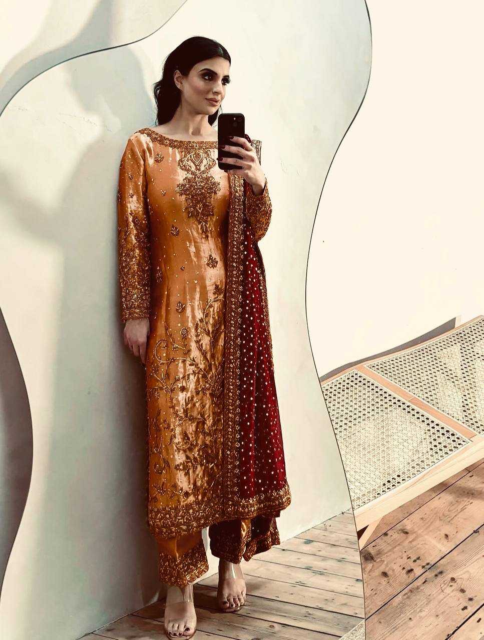 Ynf Chinon Silk KESH506 1176 Suits & Dresses Wholesale Ladies Suits Embroidery Suits Designer Suits Manufacturer