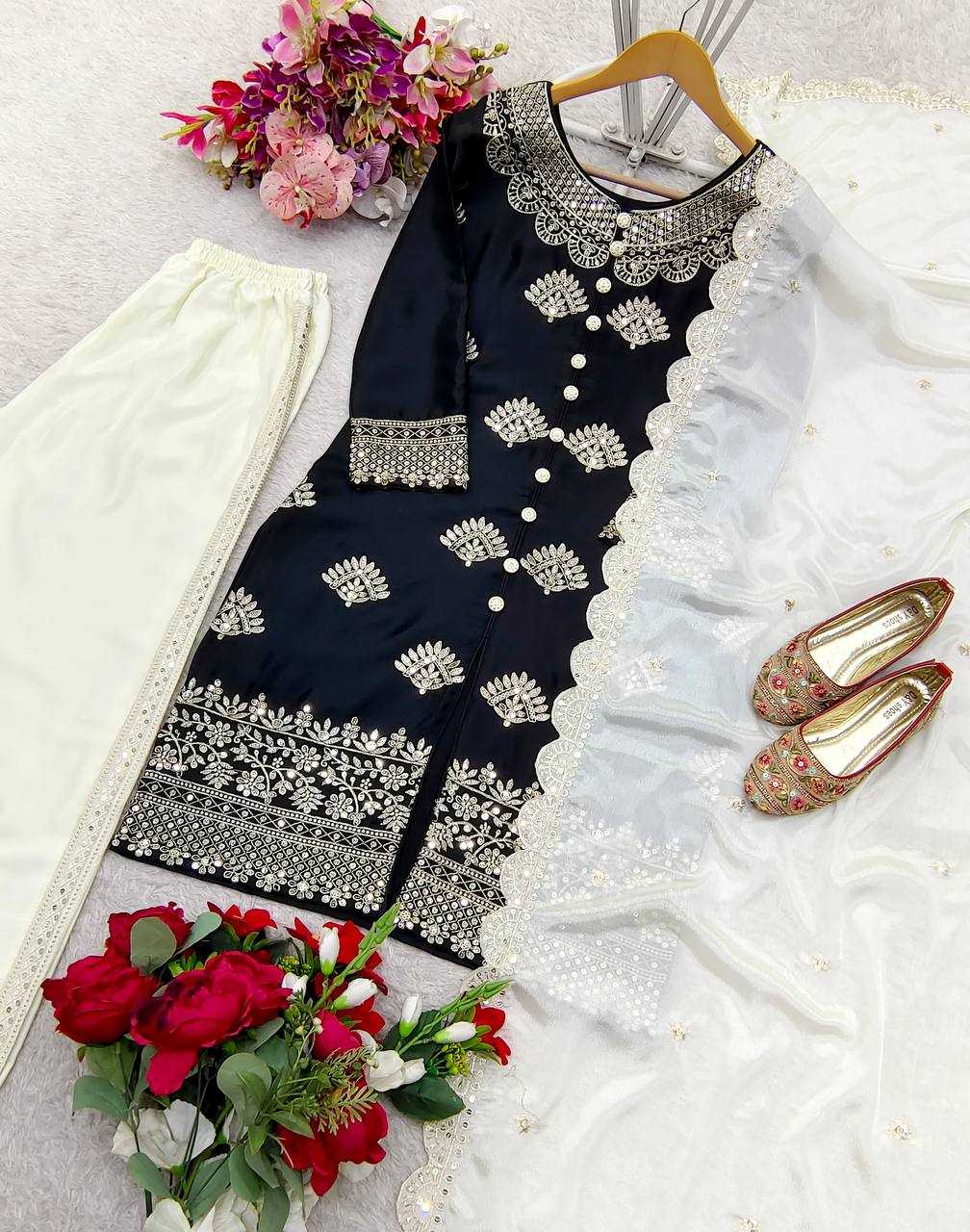 Ynf Chinon Silk KESH506 1178 Suits & Dresses Wholesale Ladies Suits Embroidery Suits Designer Suits Manufacturer