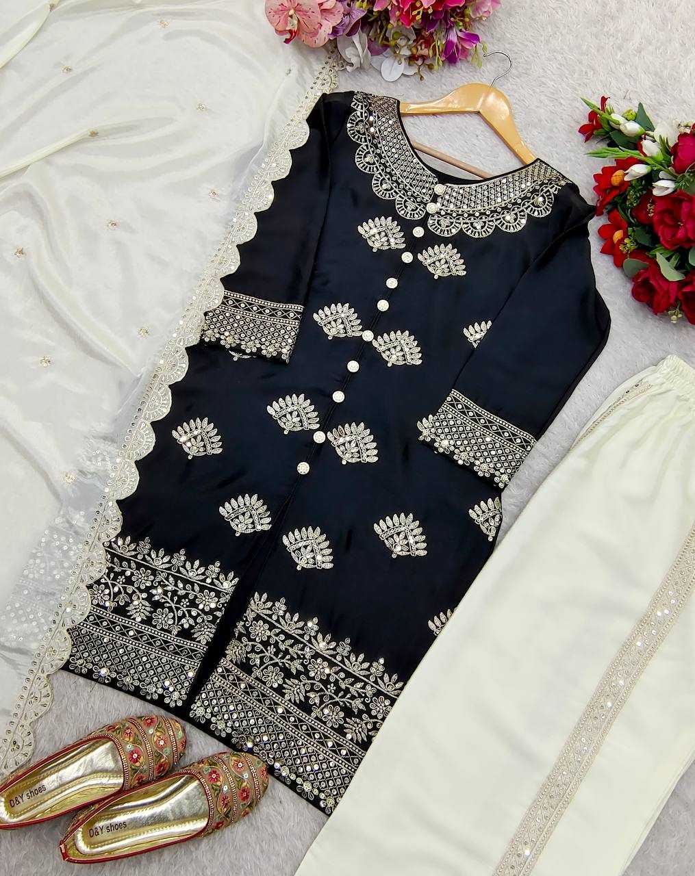 Ynf Chinon Silk KESH506 1178 Suits & Dresses Wholesale Ladies Suits Embroidery Suits Designer Suits Manufacturer