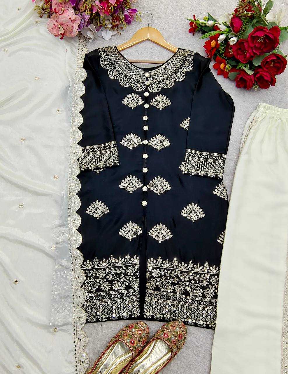Ynf Chinon Silk KESH506 1178 Suits & Dresses Wholesale Ladies Suits Embroidery Suits Designer Suits Manufacturer