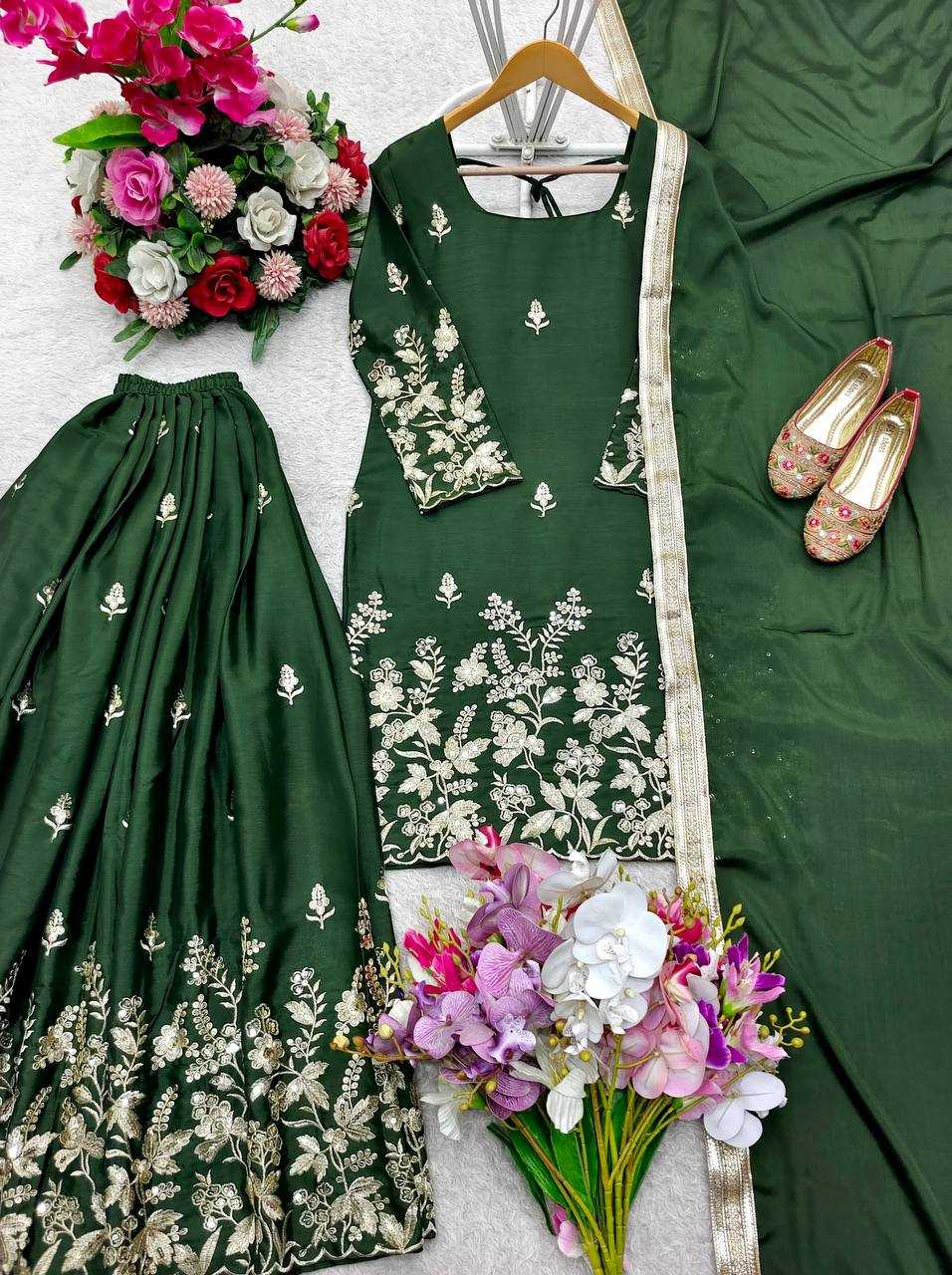 Ynf Chinon Silk KESH506 1190 Suits & Dresses Wholesale Ladies Suits Embroidery Suits Designer Suits Manufacturer