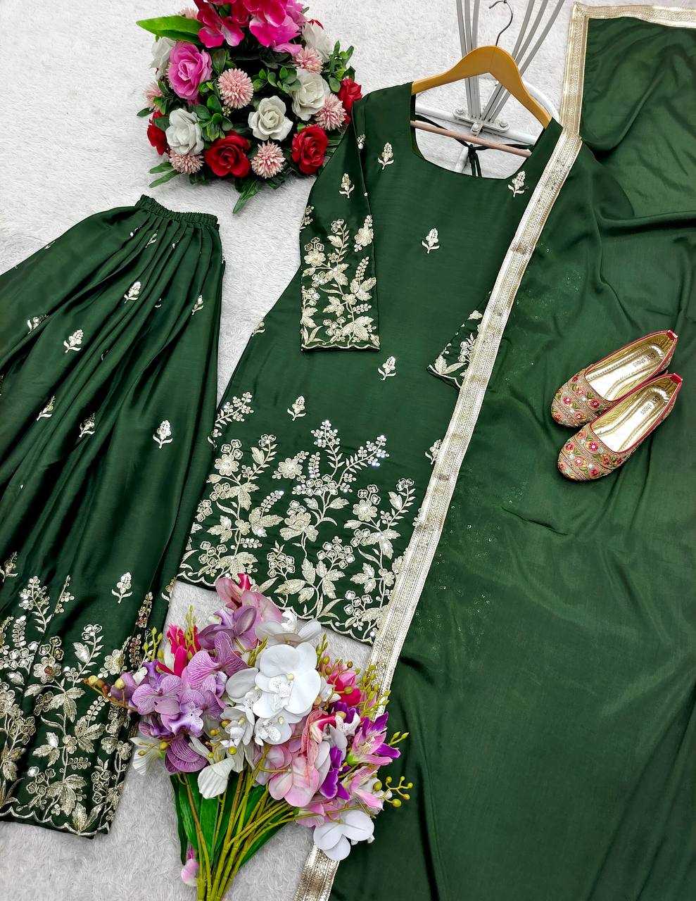 Ynf Chinon Silk KESH506 1190 Suits & Dresses Wholesale Ladies Suits Embroidery Suits Designer Suits Manufacturer