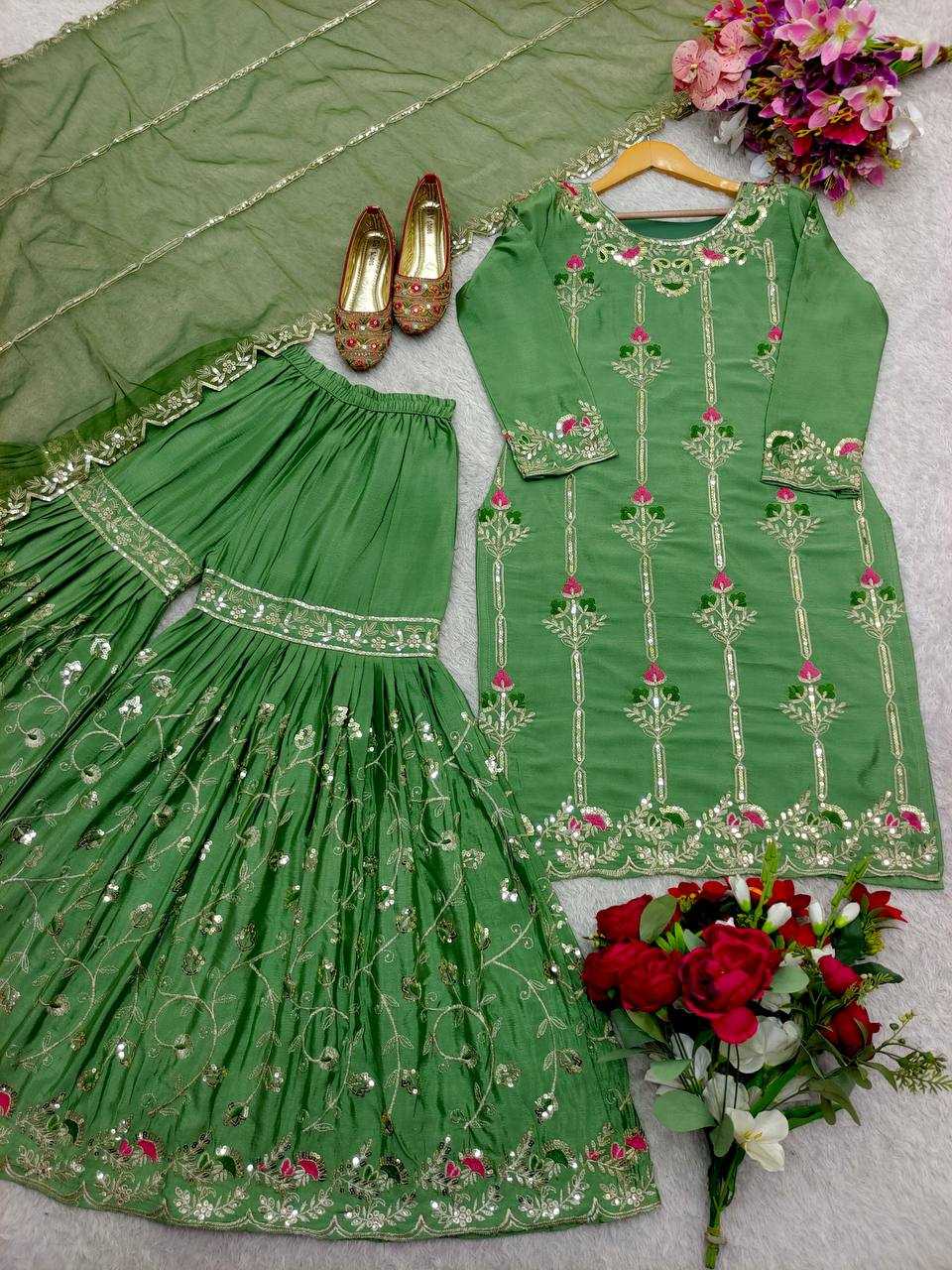 Ynf Chinon Silk KESH506 134 Suits & Dresses Wholesale Ladies Suits Embroidery Suits Designer Suits Manufacturer