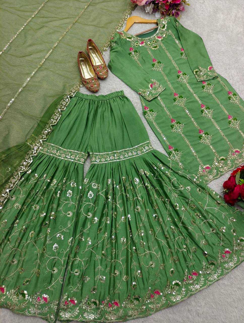 Ynf Chinon Silk KESH506 134 Suits & Dresses Wholesale Ladies Suits Embroidery Suits Designer Suits Manufacturer