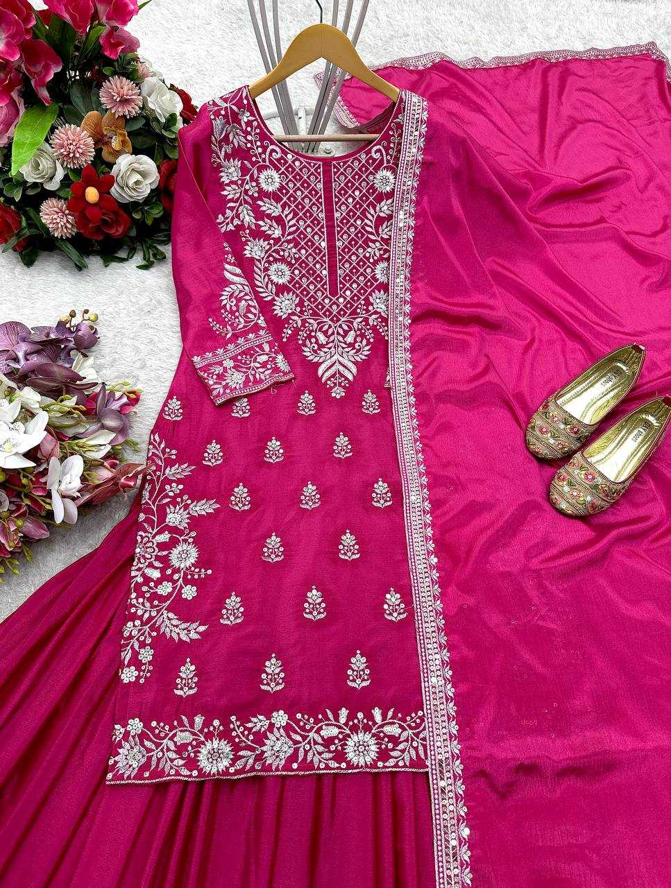 Ynf Chinon Silk KESH506 141 Lehengas Wholesale Designer Lehenga Fancy Lehenga Embroidered Lehenga Manufacturer