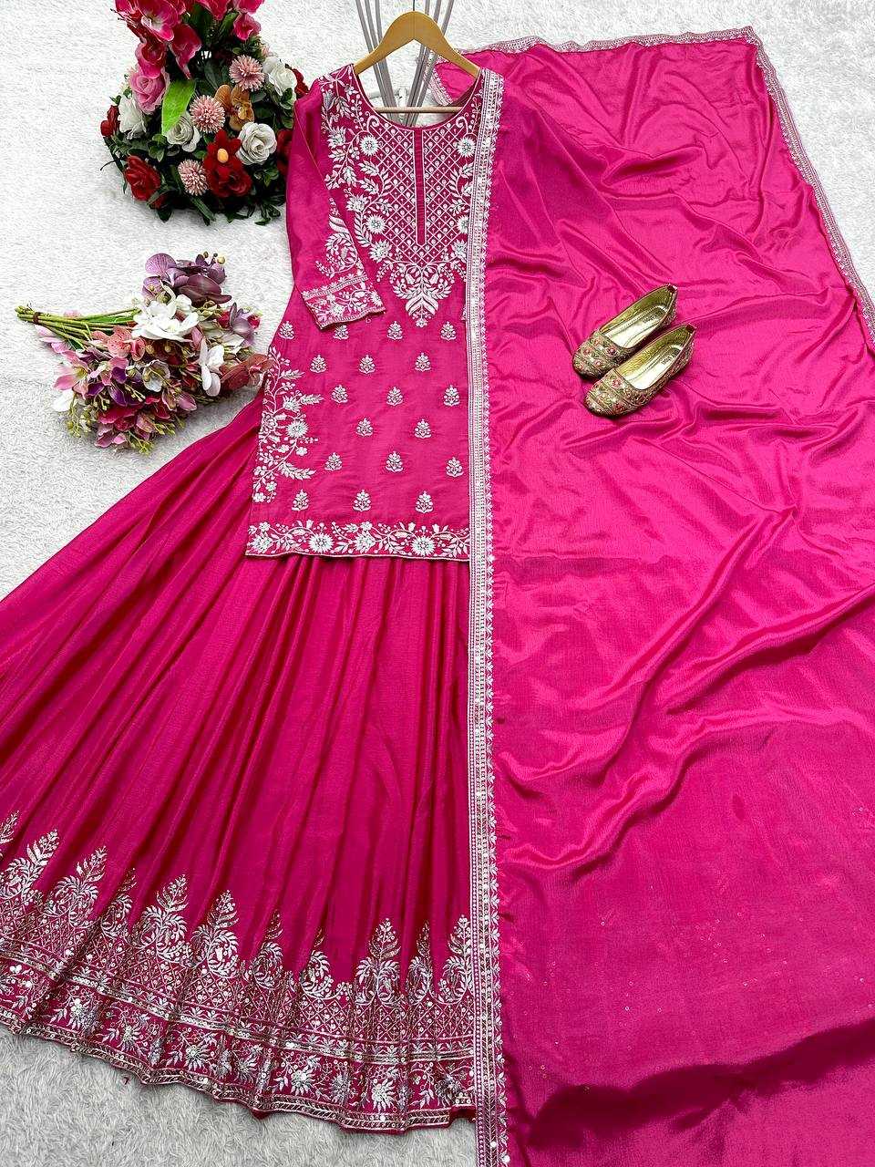 Ynf Chinon Silk KESH506 141 Lehengas Wholesale Designer Lehenga Fancy Lehenga Embroidered Lehenga Manufacturer