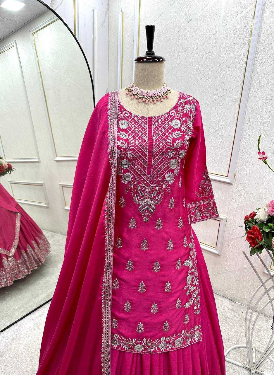 Ynf Chinon Silk KESH506 141 Lehengas Wholesale Designer Lehenga Fancy Lehenga Embroidered Lehenga Manufacturer