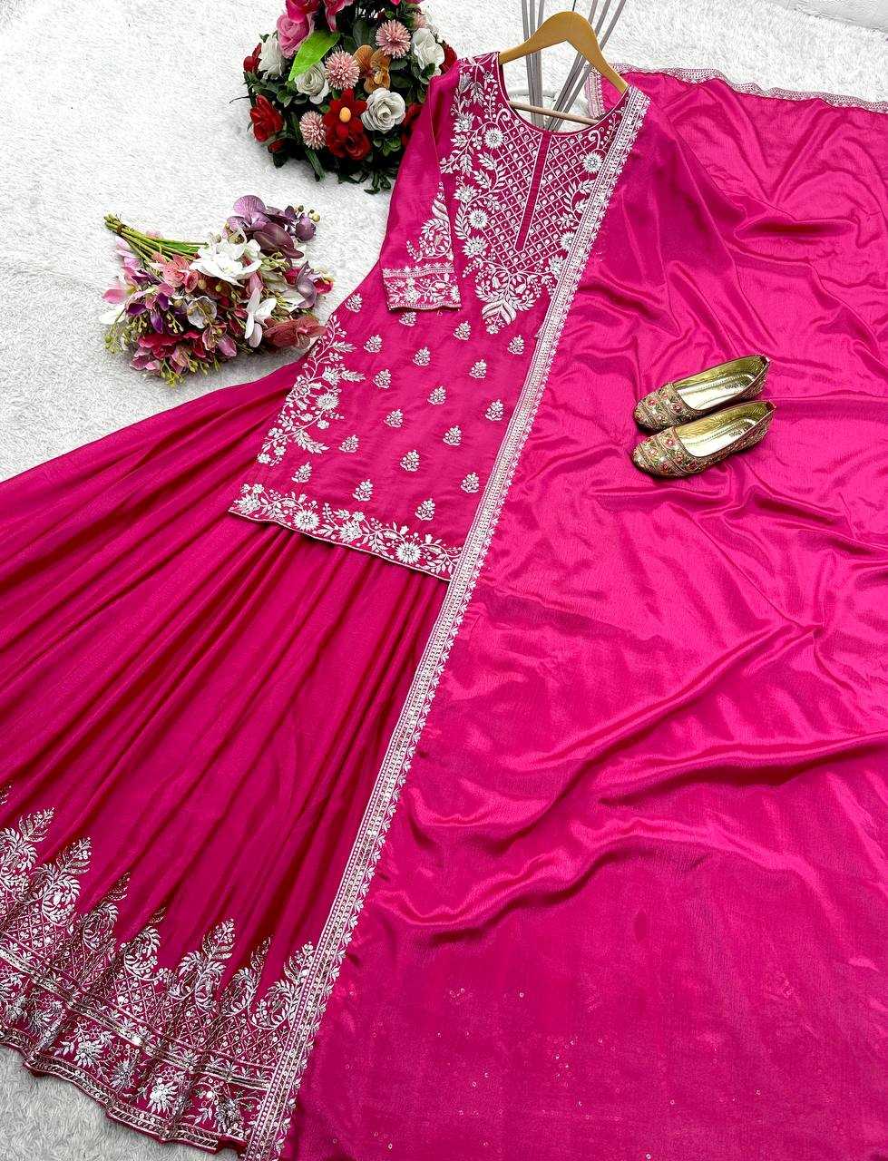 Ynf Chinon Silk KESH506 141 Lehengas Wholesale Designer Lehenga Fancy Lehenga Embroidered Lehenga Manufacturer