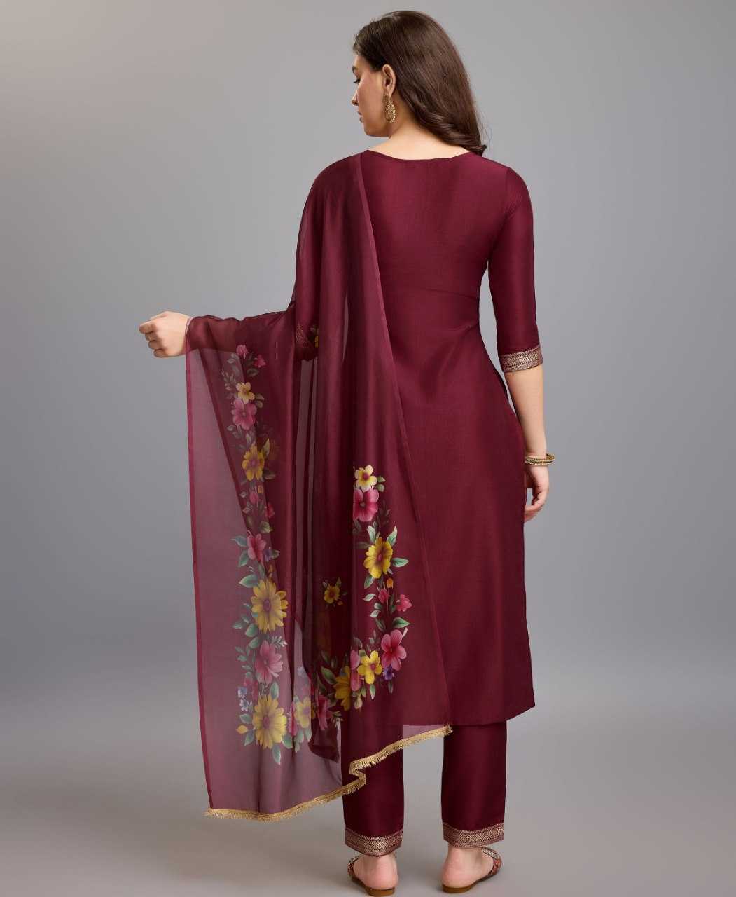 Ynf Chinon Silk KESH507 136 Suits & Dresses Wholesale Party wear suits Designer Suits Long Kurti Suits Manufacturer