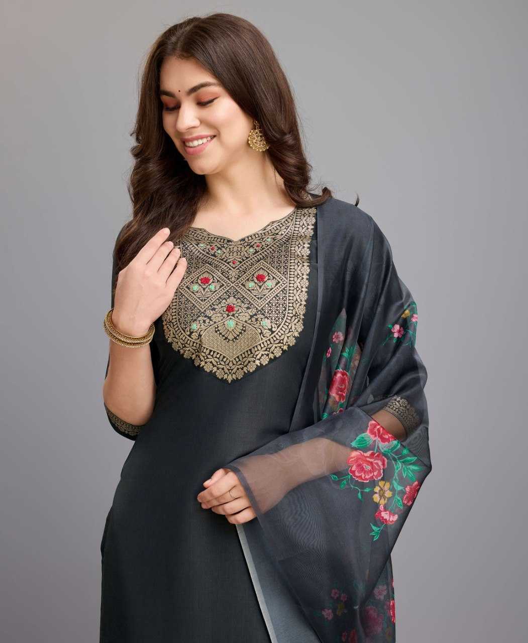 Ynf Chinon Silk KESH507 136 Suits & Dresses Wholesale Party wear suits Designer Suits Long Kurti Suits Manufacturer