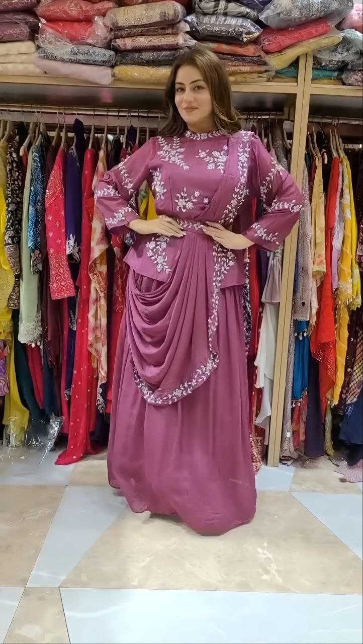 Ynf Chinon Silk KESH516 9255 Sarees Wholesale Party Wear Sarees Fancy Sarees Sequence Sarees Embroidered Sarees Manufacturer