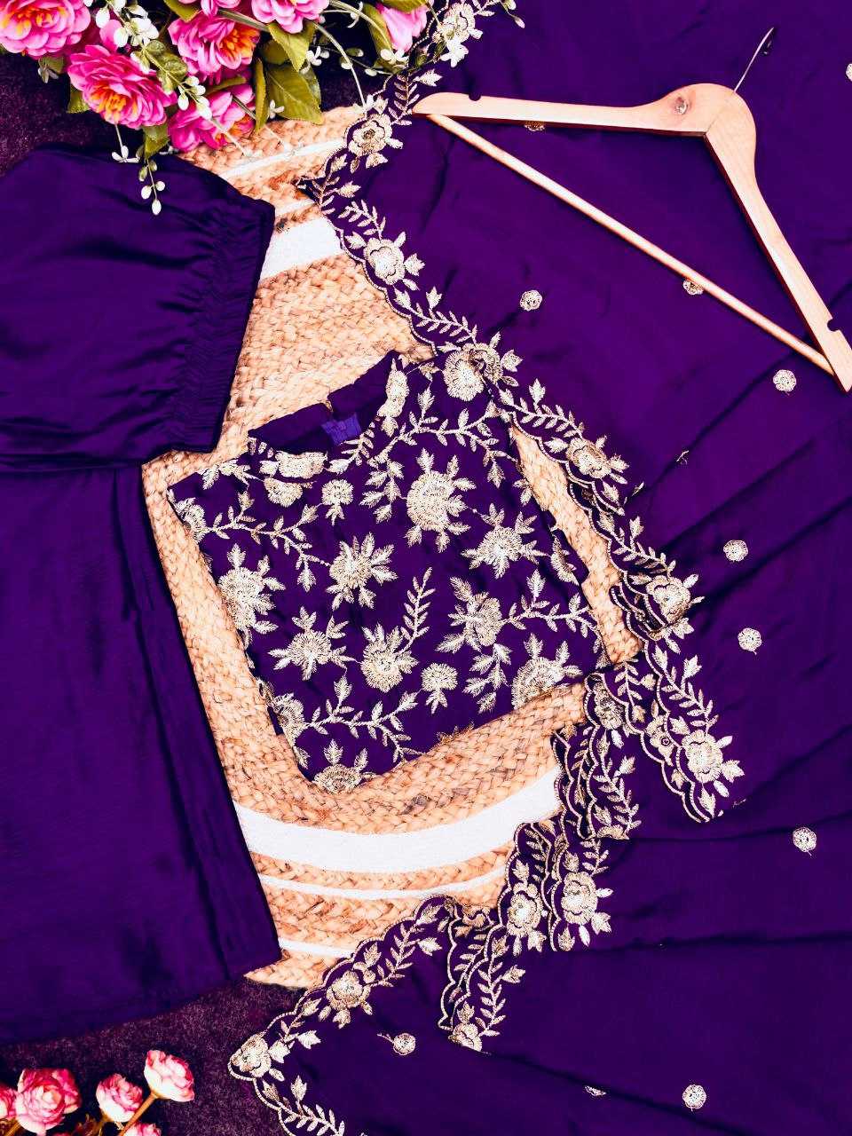 Ynf Chinon Silk KESH516 9264 Suits & Dresses Wholesale Embroidery Suits Palazzo Suit Party wear suits Manufacturer
