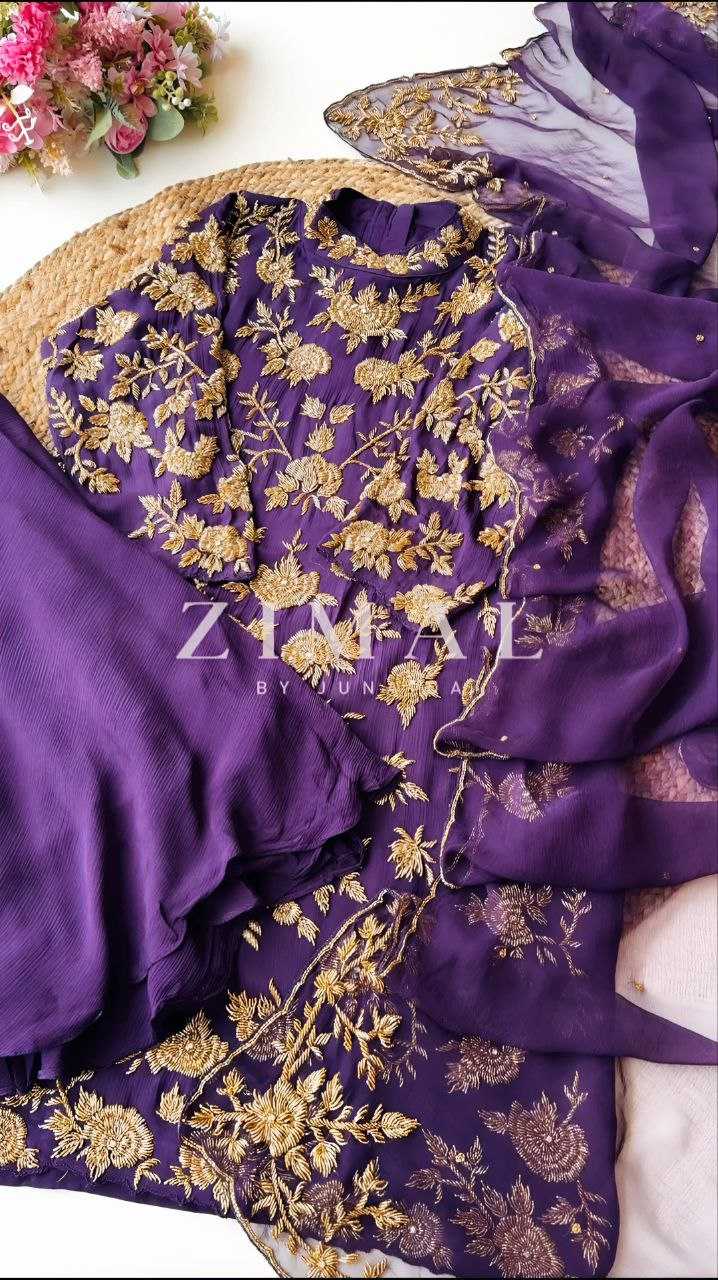 Ynf Chinon Silk KESH516 9264 Suits & Dresses Wholesale Embroidery Suits Palazzo Suit Party wear suits Manufacturer