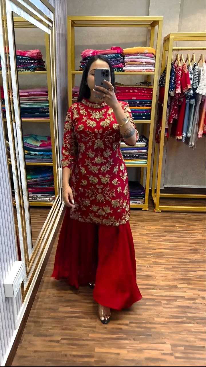 Ynf Chinon Silk KESH516 9264 Suits & Dresses Wholesale Embroidery Suits Palazzo Suit Party wear suits Manufacturer