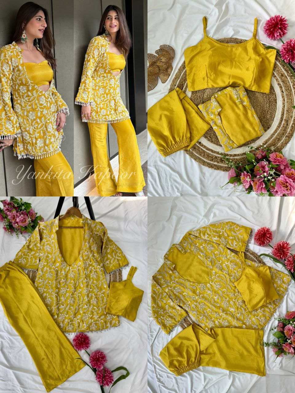 Ynf Chinon Silk KESH516 9267 Kurti Wholesale Casual Kurtis Workwear Kurtis Festive Kurtis Embroidered Kurtis Manufacturer