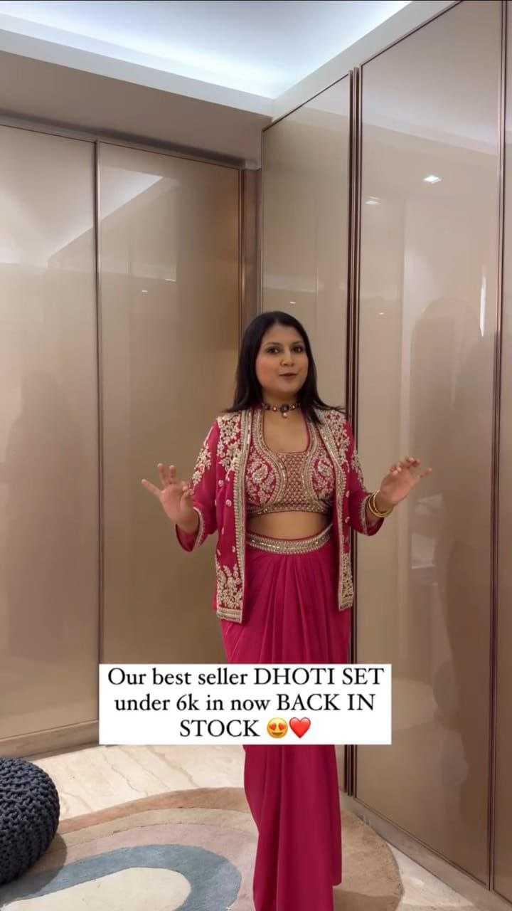 Ynf Chinon Silk KESH516 9268 Suits & Dresses Wholesale Indo Western Dresses Embroidery Suits Dhoti Salwar Suit Manufacturer