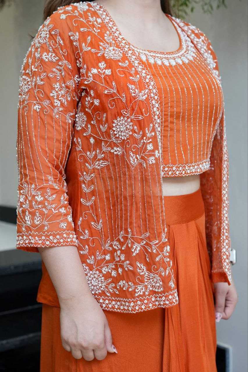 Ynf Chinon Silk KESH516 9272 Suits & Dresses Wholesale Embroidery Suits Party Wear Dresses Manufacturer