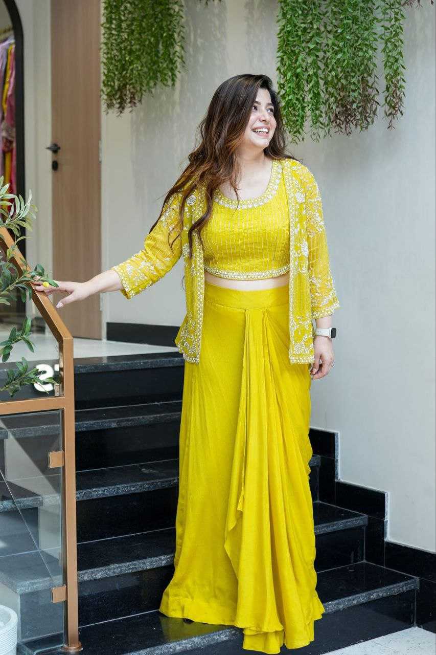 Ynf Chinon Silk KESH516 9272 Suits & Dresses Wholesale Embroidery Suits Party Wear Dresses Manufacturer