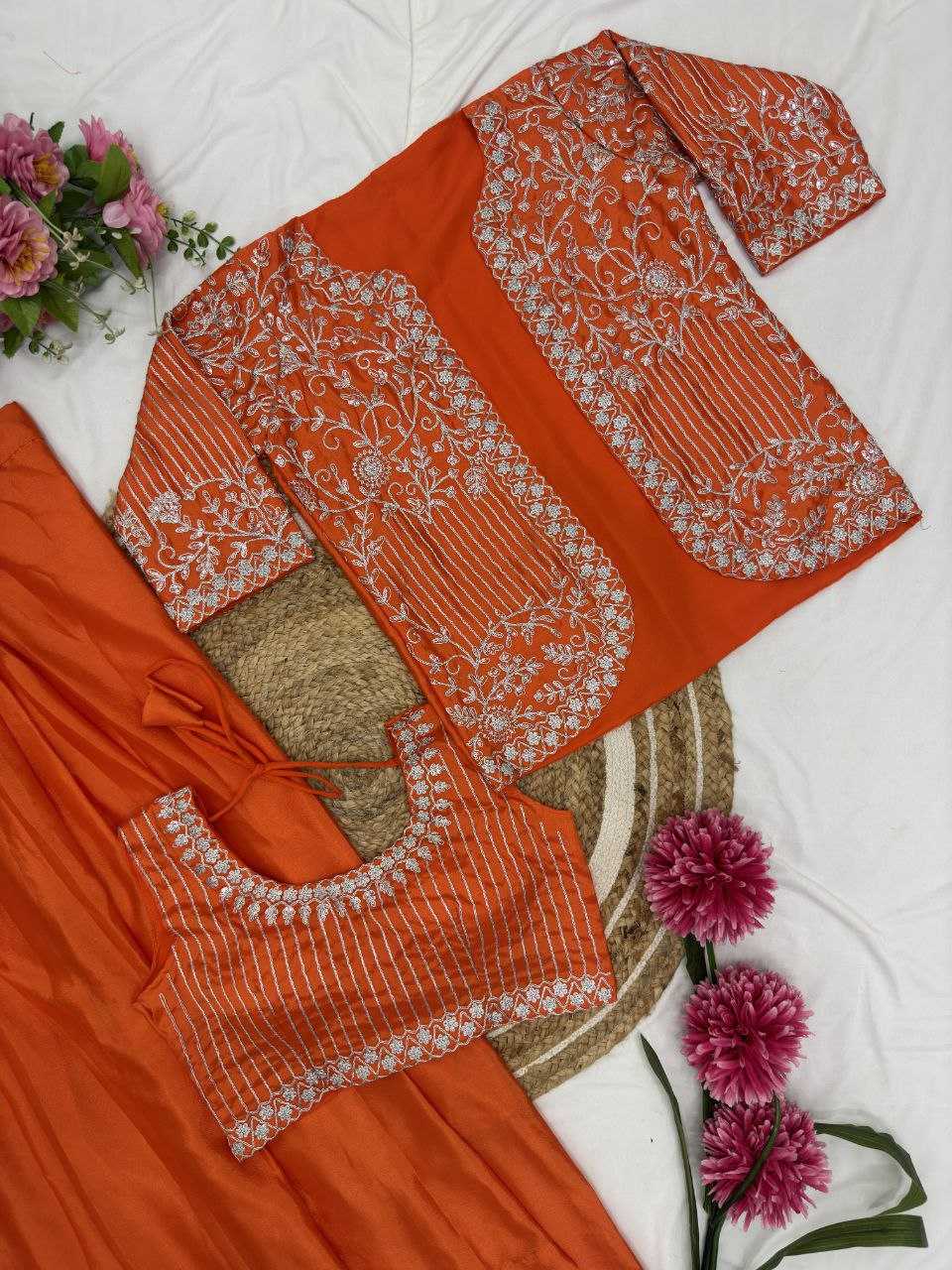 Ynf Chinon Silk KESH516 9272 Suits & Dresses Wholesale Embroidery Suits Party Wear Dresses Manufacturer