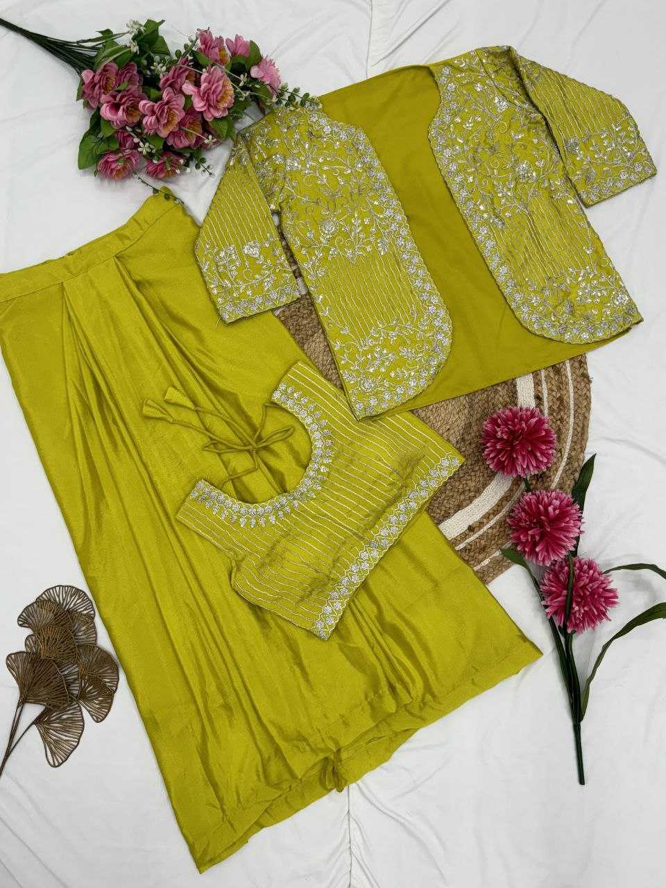 Ynf Chinon Silk KESH516 9272 Suits & Dresses Wholesale Embroidery Suits Party Wear Dresses Manufacturer