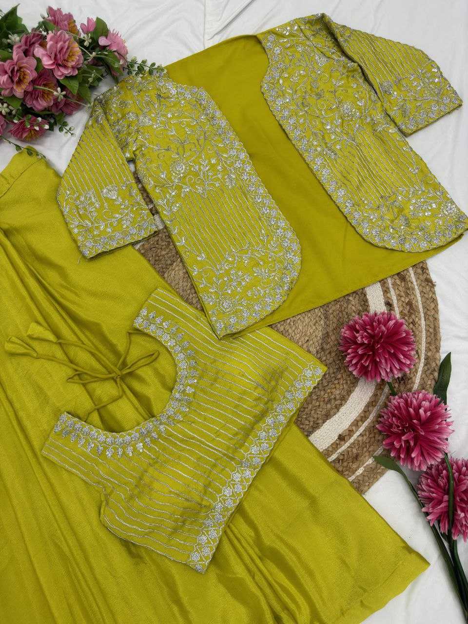 Ynf Chinon Silk KESH516 9272 Suits & Dresses Wholesale Embroidery Suits Party Wear Dresses Manufacturer