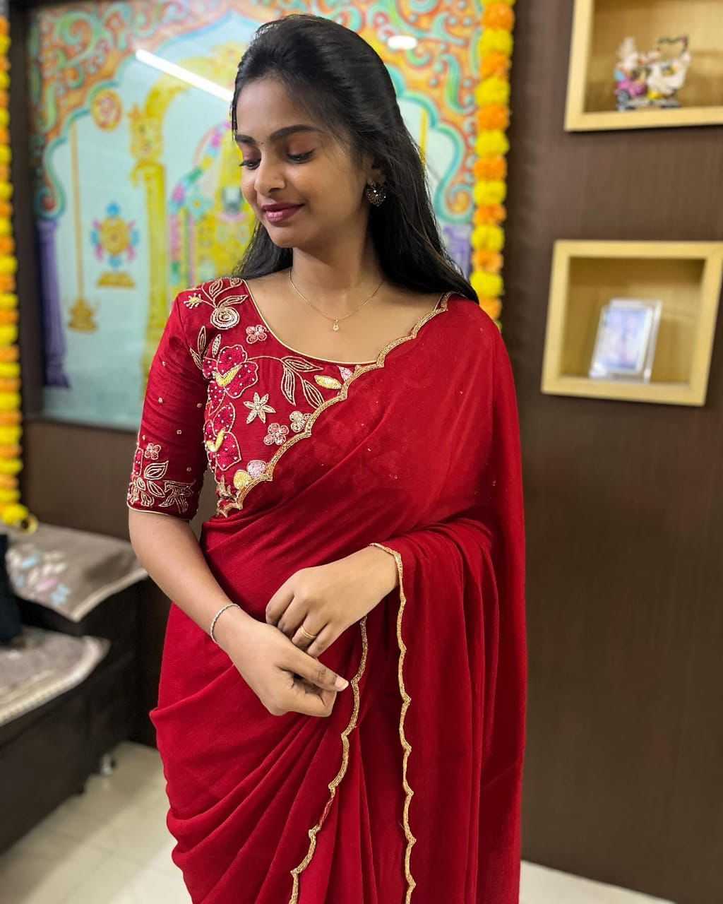 Ynf Chinon Silk RIN118 312 Silk Sarees Wedding Collections Wholesale Soft Silk Sarees Designer Silk Sarees Silk Sarees For Weddings Manufacturer