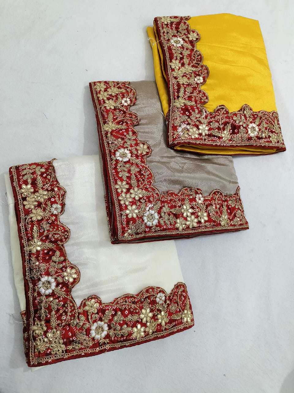 Ynf Chinon Silk RIN128 Thread Silk Sarees Wedding Collections Festive Collections Wholesale Soft Silk Sarees Printed Silk Saree Designer Silk Sarees Manufacturer