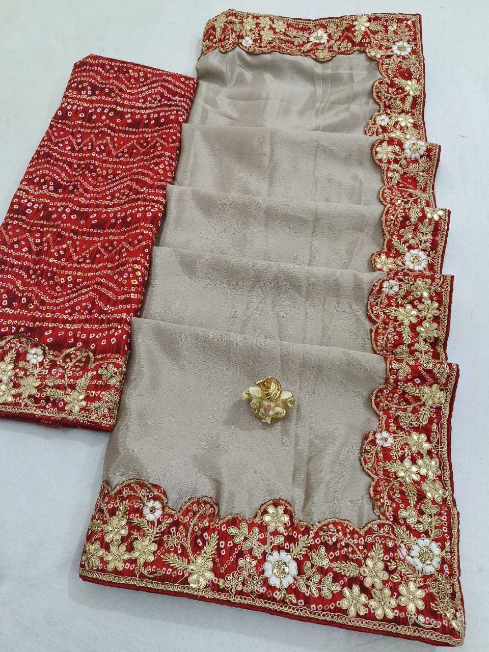 Ynf Chinon Silk RIN128 Thread Silk Sarees Wedding Collections Festive Collections Wholesale Soft Silk Sarees Printed Silk Saree Designer Silk Sarees Manufacturer