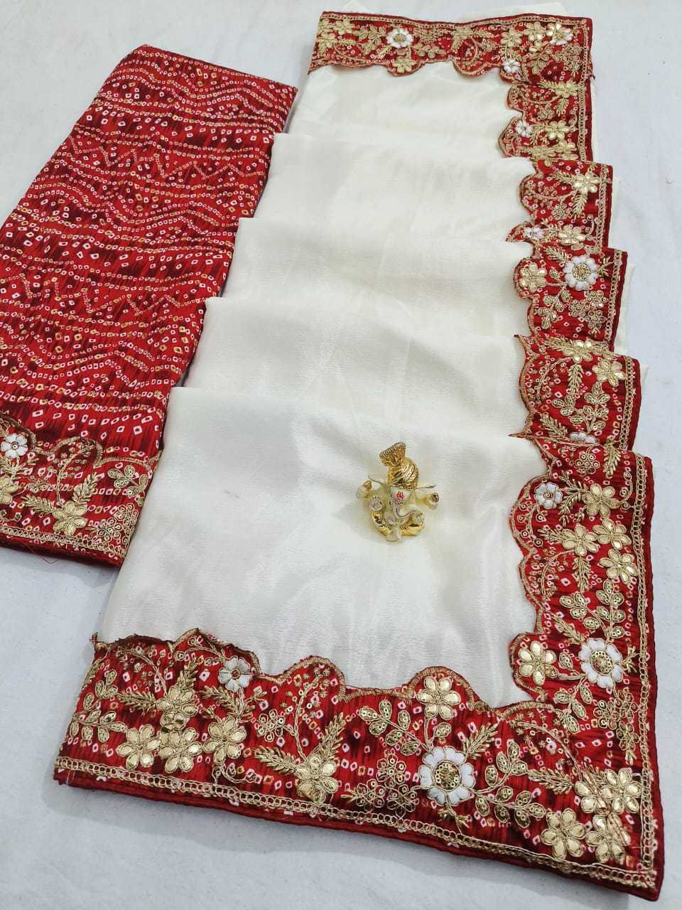 Ynf Chinon Silk RIN128 Thread Silk Sarees Wedding Collections Festive Collections Wholesale Soft Silk Sarees Printed Silk Saree Designer Silk Sarees Manufacturer