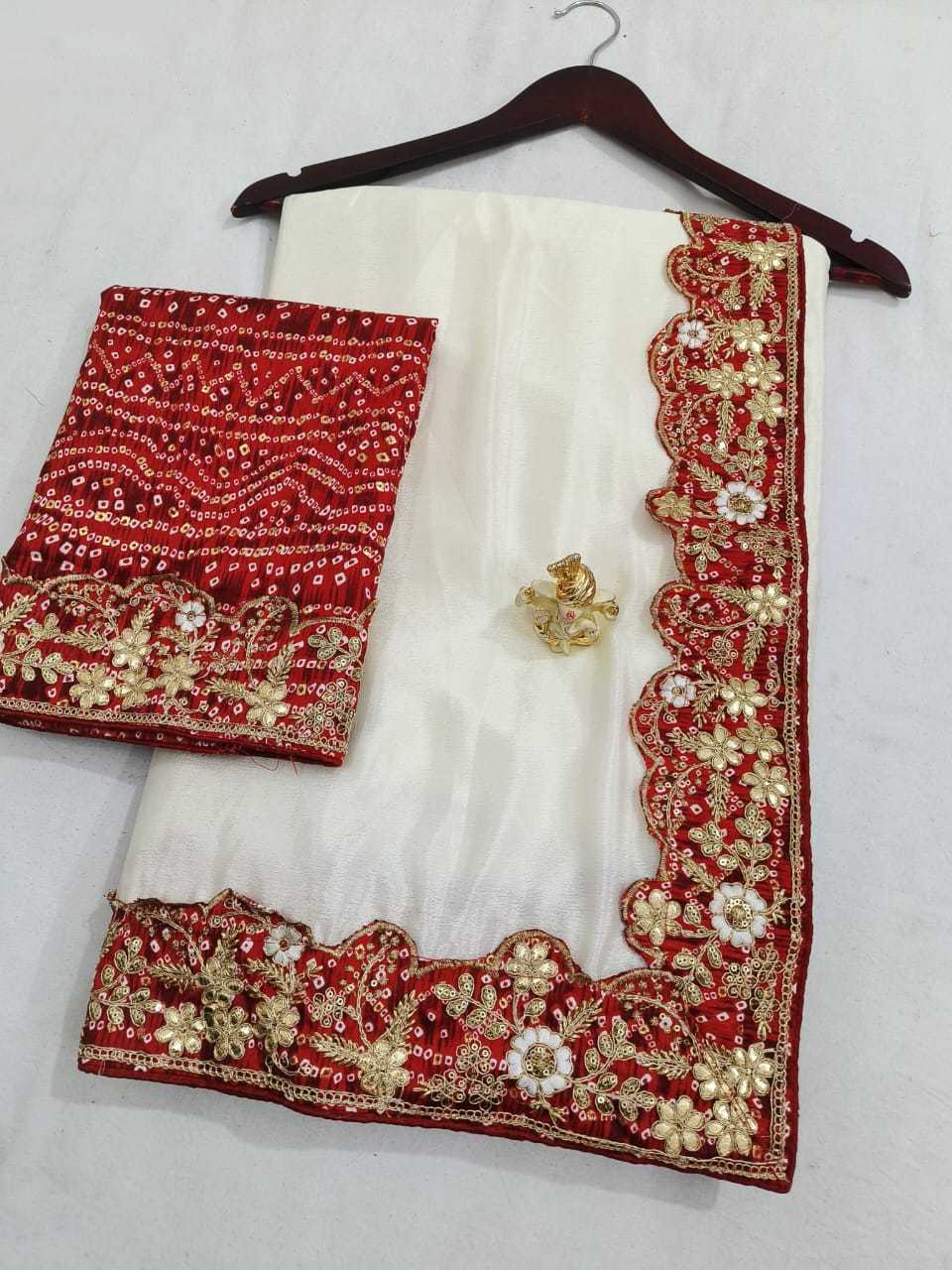 Ynf Chinon Silk RIN128 Thread Silk Sarees Wedding Collections Festive Collections Wholesale Soft Silk Sarees Printed Silk Saree Designer Silk Sarees Manufacturer