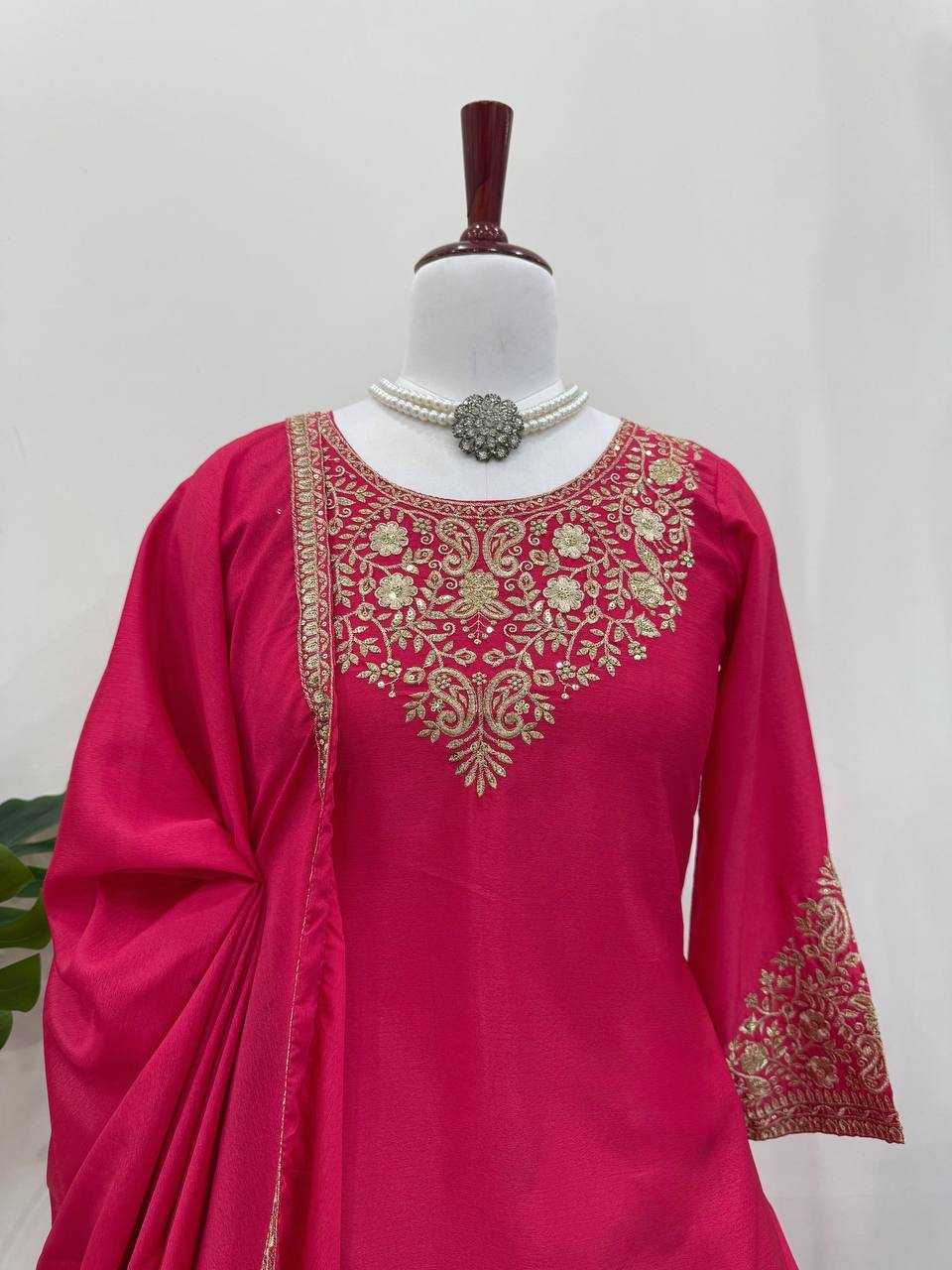 Ynf Chinon Silk RIN162 5890 Lehengas Wedding Collections Festive Collections Wholesale Designer Lehenga Silk Lehenga Wedding Outfits Manufacturer
