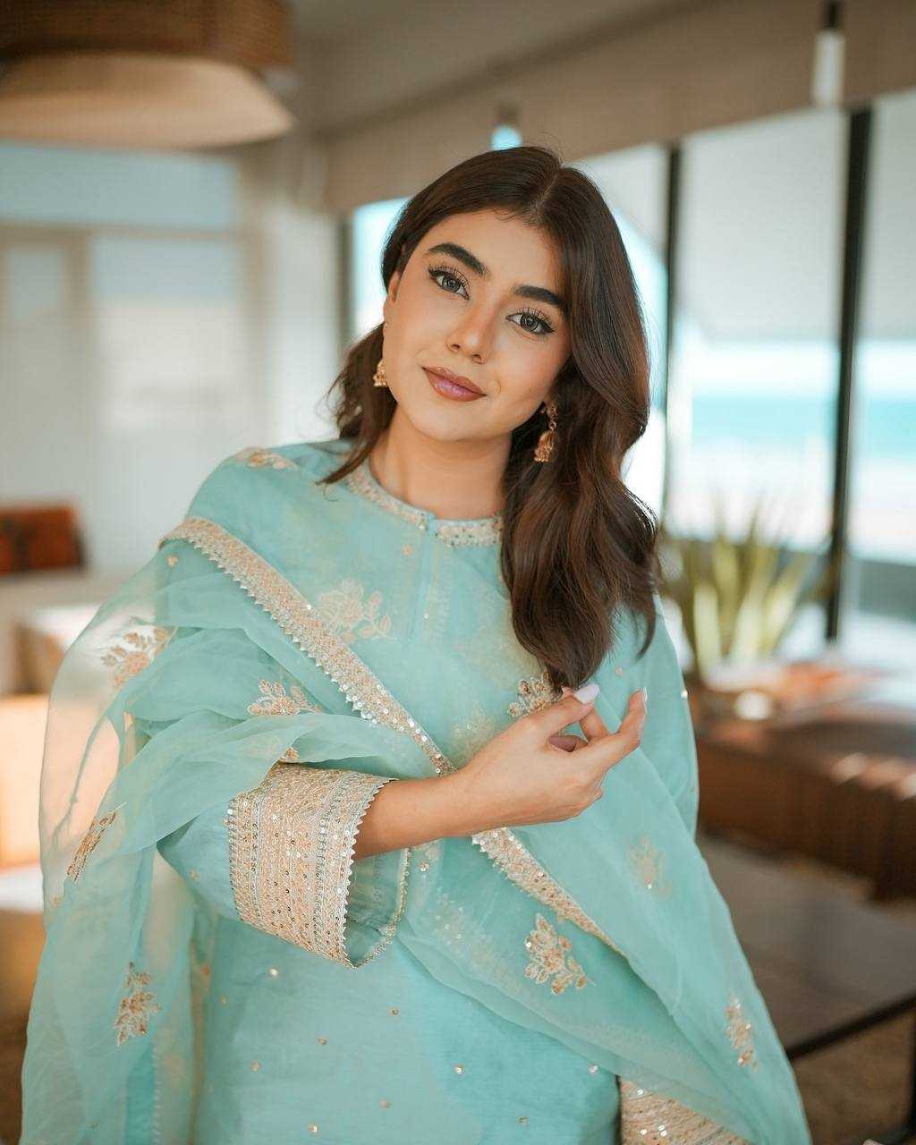 Ynf Chinon Silk RIN197 4771 Suits & Dresses Wholesale Embroidery Suits Party wear suits Bridal Suits Manufacturer