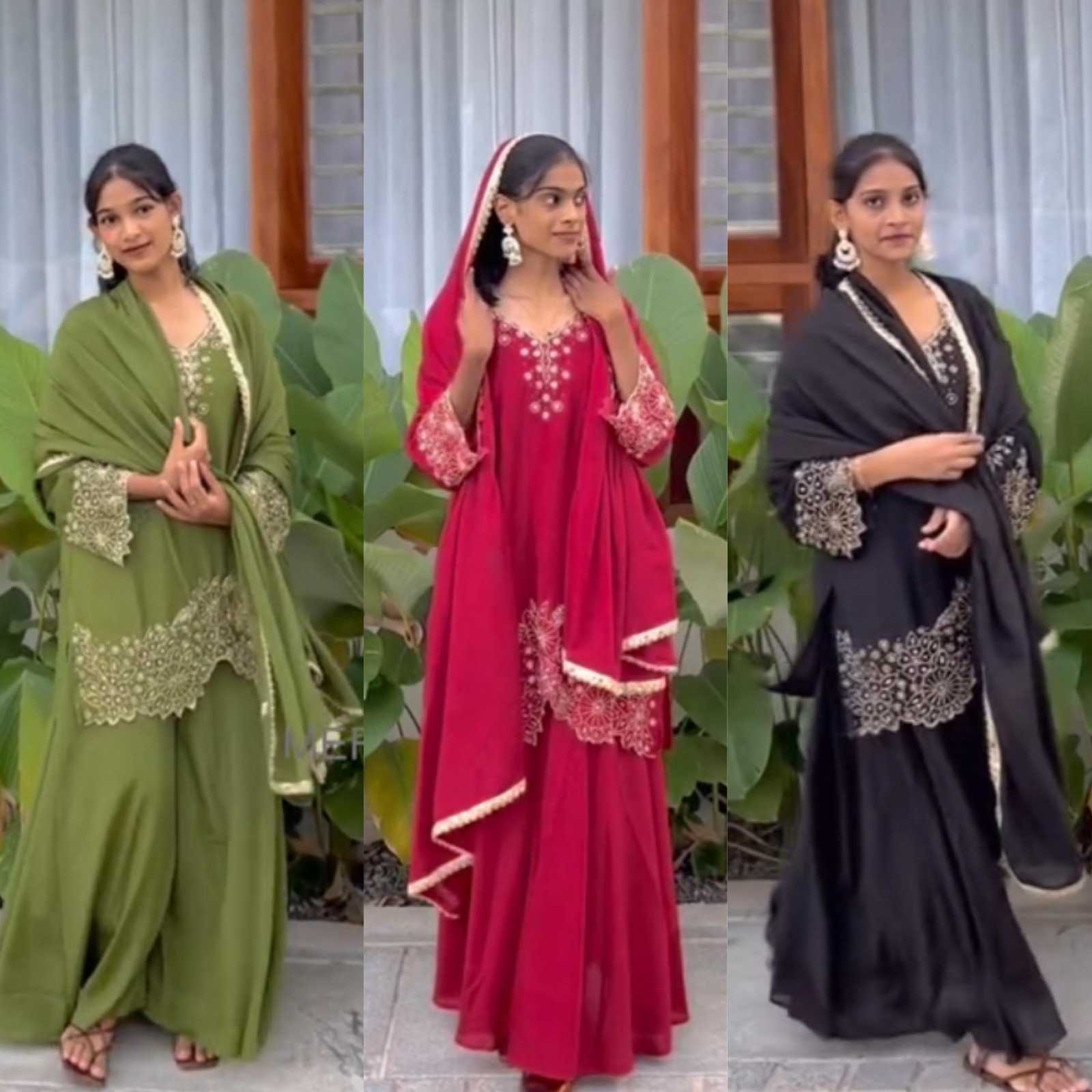Ynf Chinon Silk RIN222 HAVY Suits & Dresses Wedding Collections Festive Collections Wholesale Sharara Salwar Suits Embroidery Suits Ladies Silk Suit Manufacturer