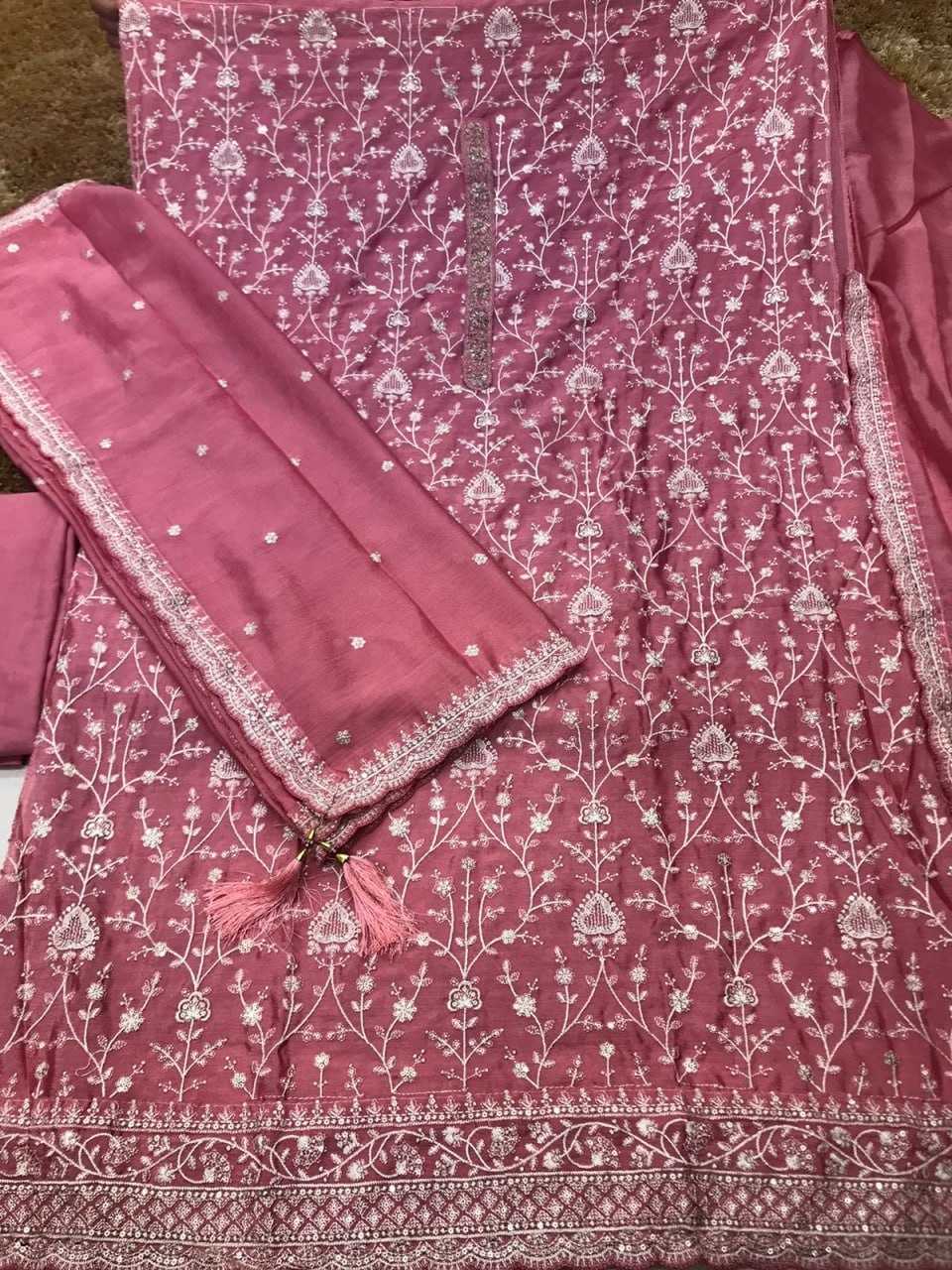 Ynf Chinon Suits & Dresses Wholesale Ladies Suits Zari Work Suit Embroidered Suits Manufacturer