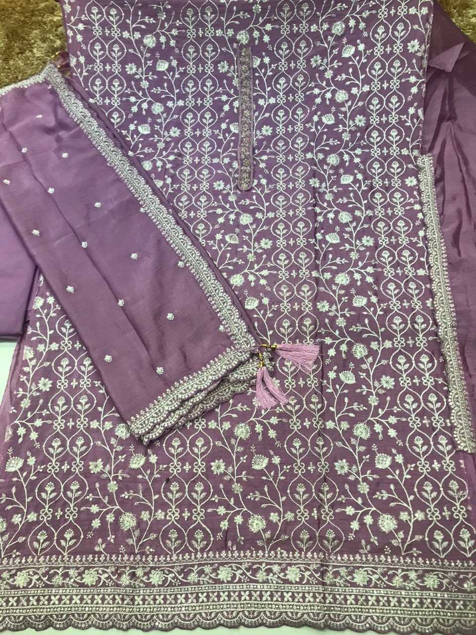 Ynf Chinon Suits & Dresses Wholesale Ladies Suits Zari Work Suit Embroidered Suits Manufacturer