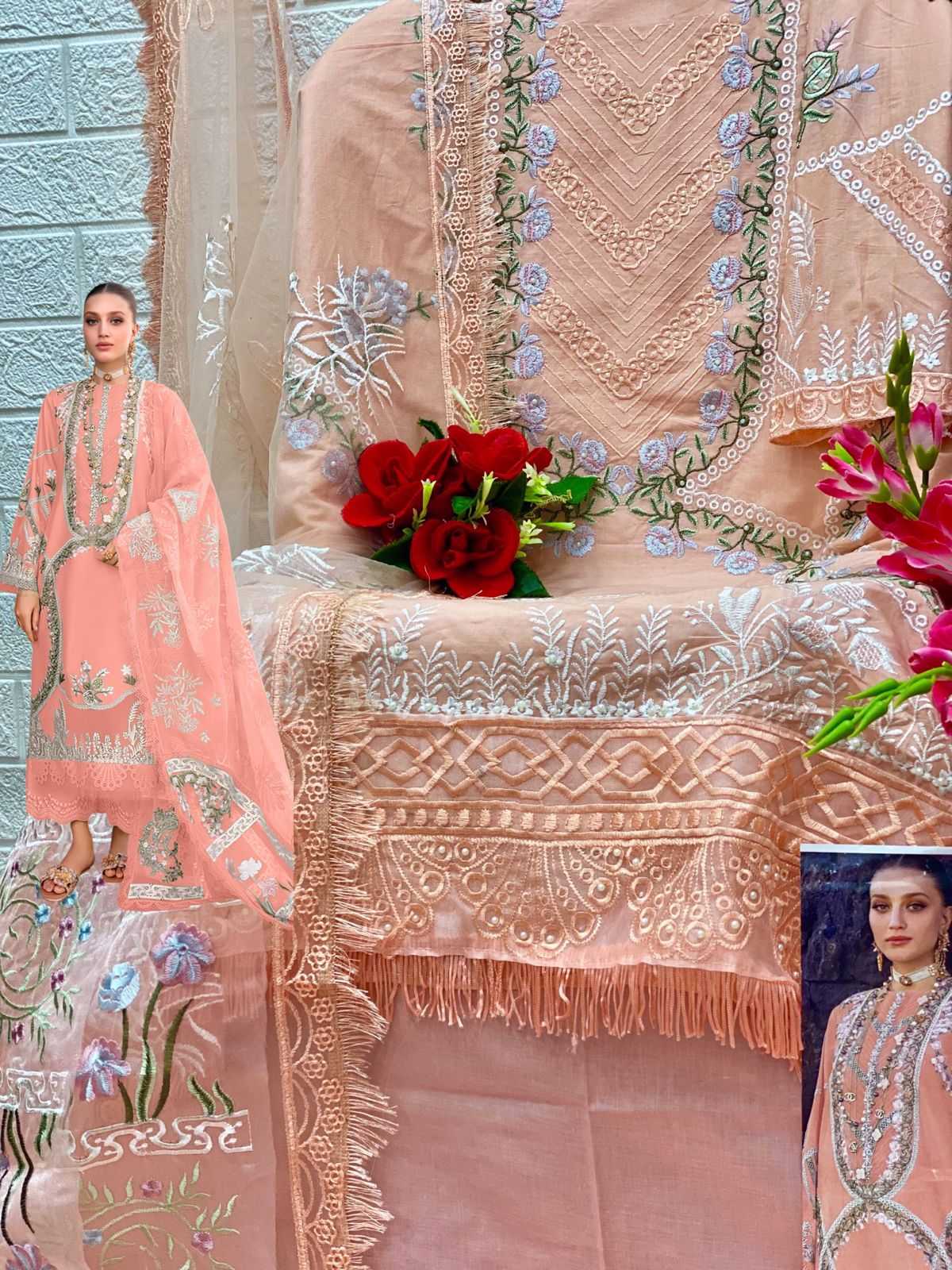 Ynf Cotton Cambric KESH444 10297 Suits & Dresses Wedding Collections Wholesale Embroidery Suits Cotton Suits Designer Suits Manufacturer