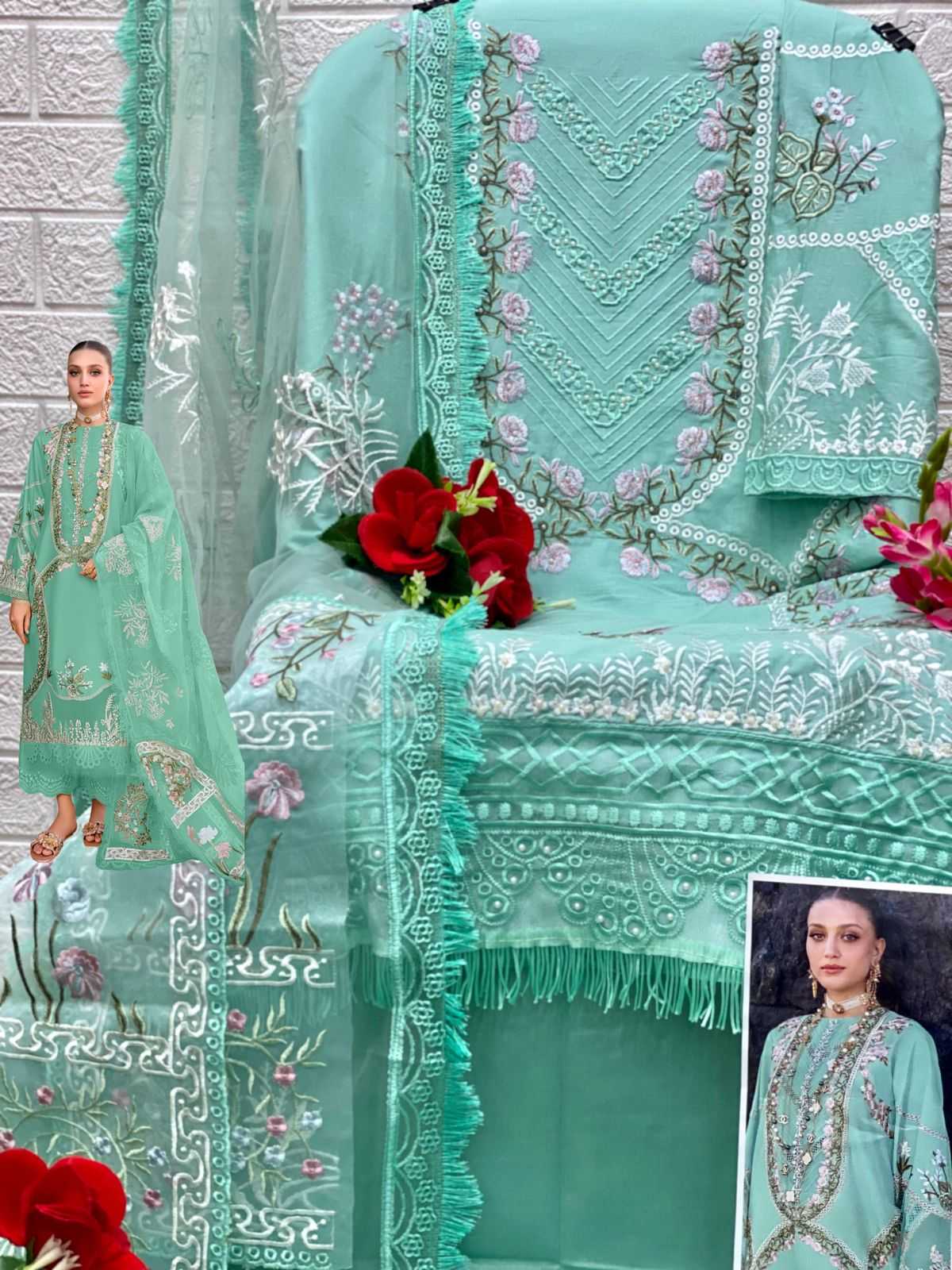 Ynf Cotton Cambric KESH444 10297 Suits & Dresses Wedding Collections Wholesale Embroidery Suits Cotton Suits Designer Suits Manufacturer