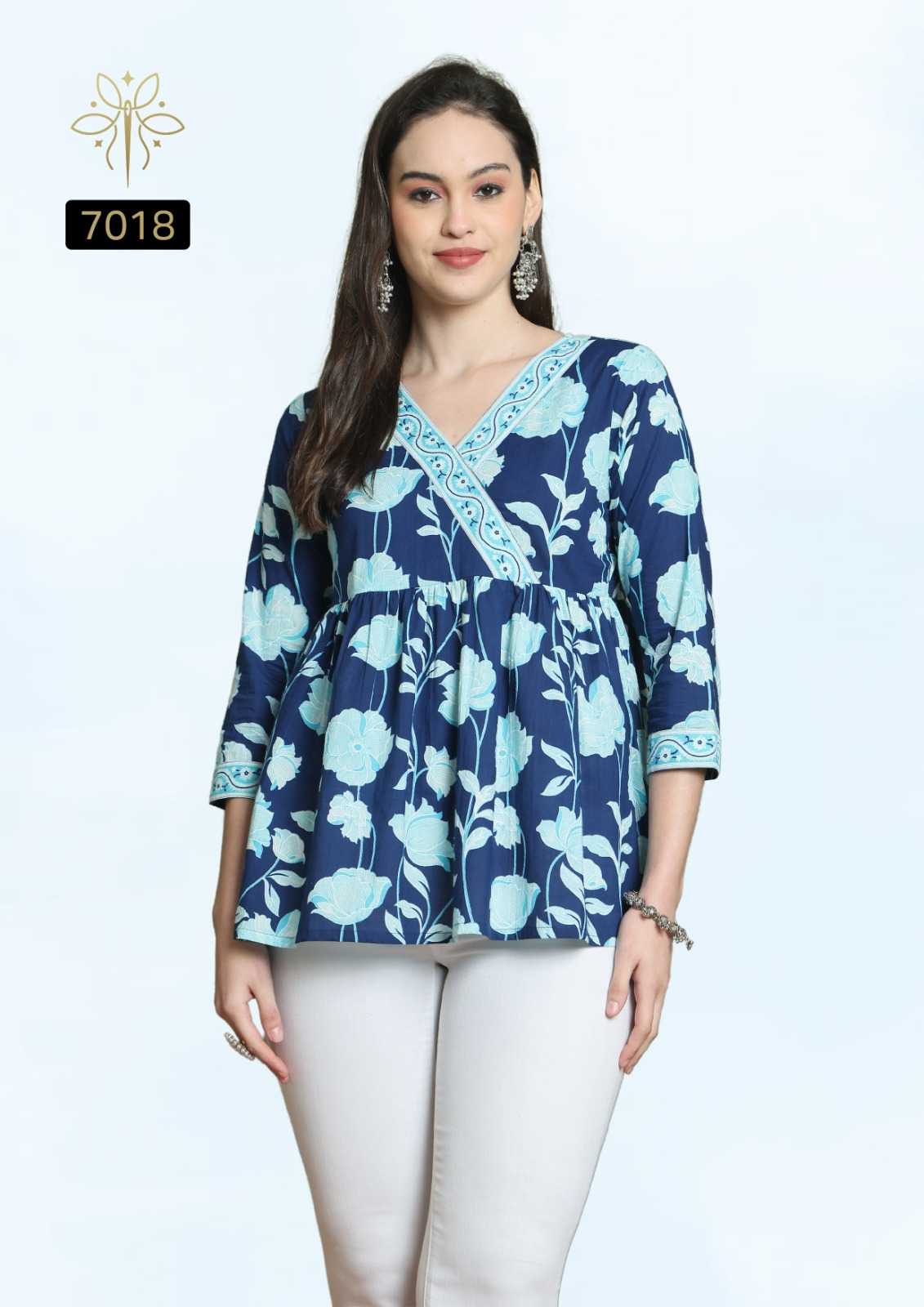 Ynf Cotton Cambric RIN190 Rajnandini Aaradhya Vol-24 Setwise Collections Wholesale Kurtis Catalogs Manufacturer